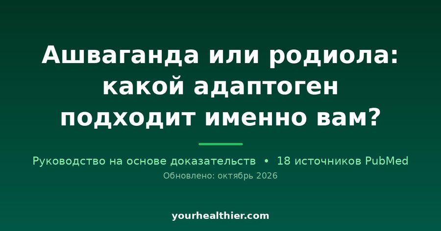 Ашваганда или родиола: какой адаптоген подходит именно вам?