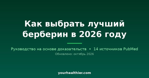 Как выбрать лучший берберин в 2026 году