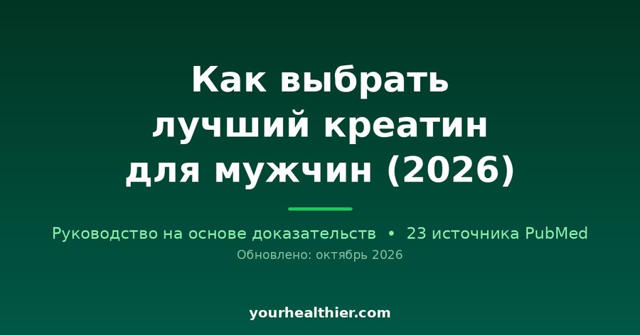 Как выбрать лучший креатин для мужчин (2026)