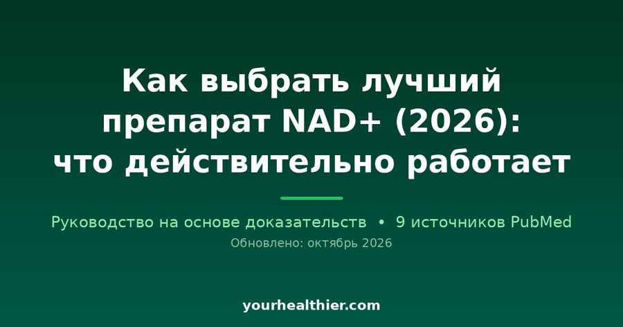 Как выбрать лучший препарат NAD+ (2026): что действительно работает