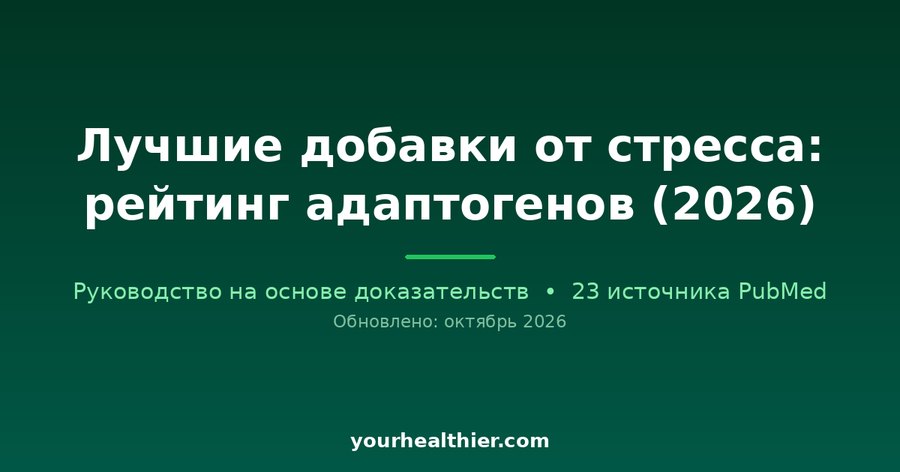 Лучшие добавки от стресса: рейтинг адаптогенов (2026)