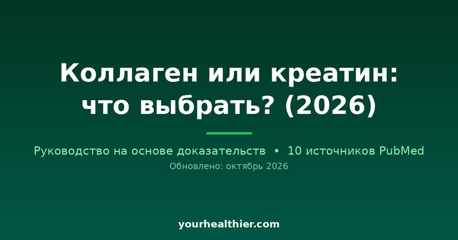 Коллаген или креатин: что выбрать? (2026)
