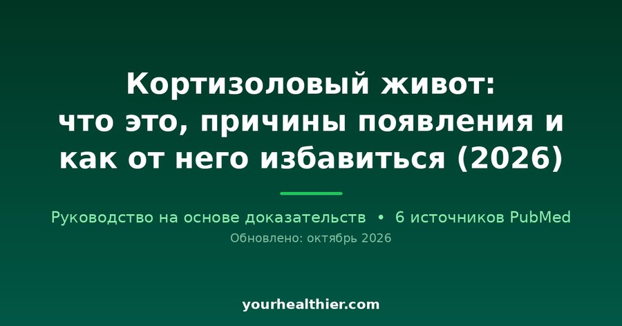Кортизоловый живот: что это, причины появления и как от него избавиться (2026)