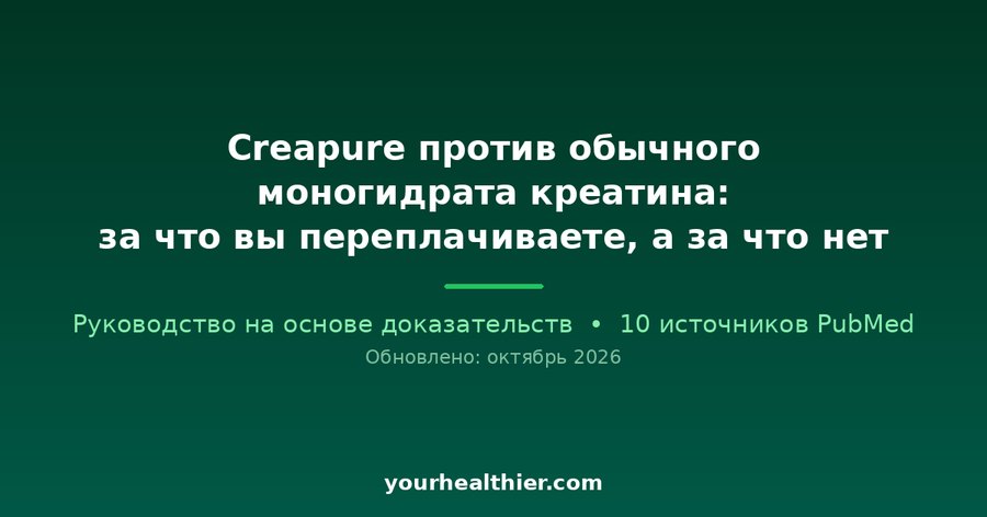 Creapure против обычного моногидрата креатина: за что вы переплачиваете, а за что нет
